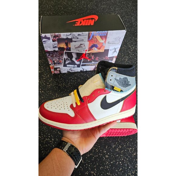 Air Jordan 1 Retro High OG SP Union LA Chicago Shadow Size 11.5 Men - Picture 10 of 10